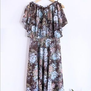 Vintage Garden Party Floral Dress